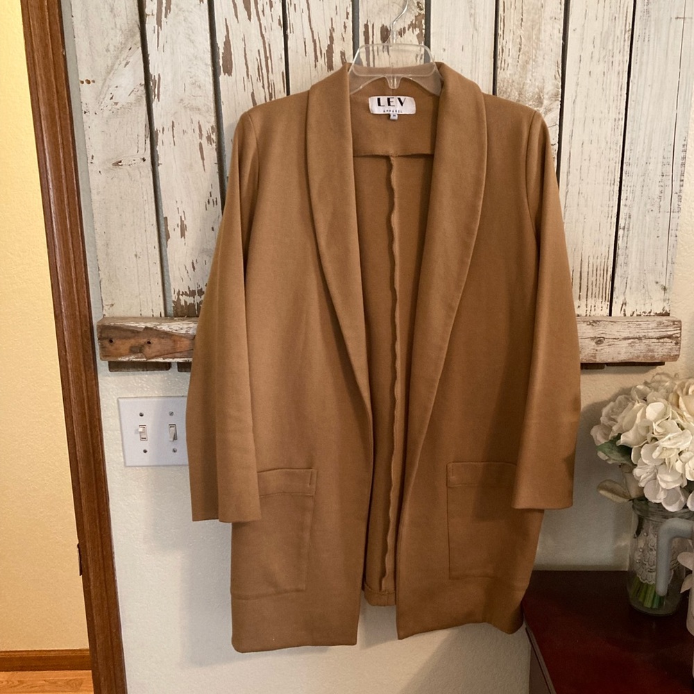 Lev Apparel sweater blazer, size M